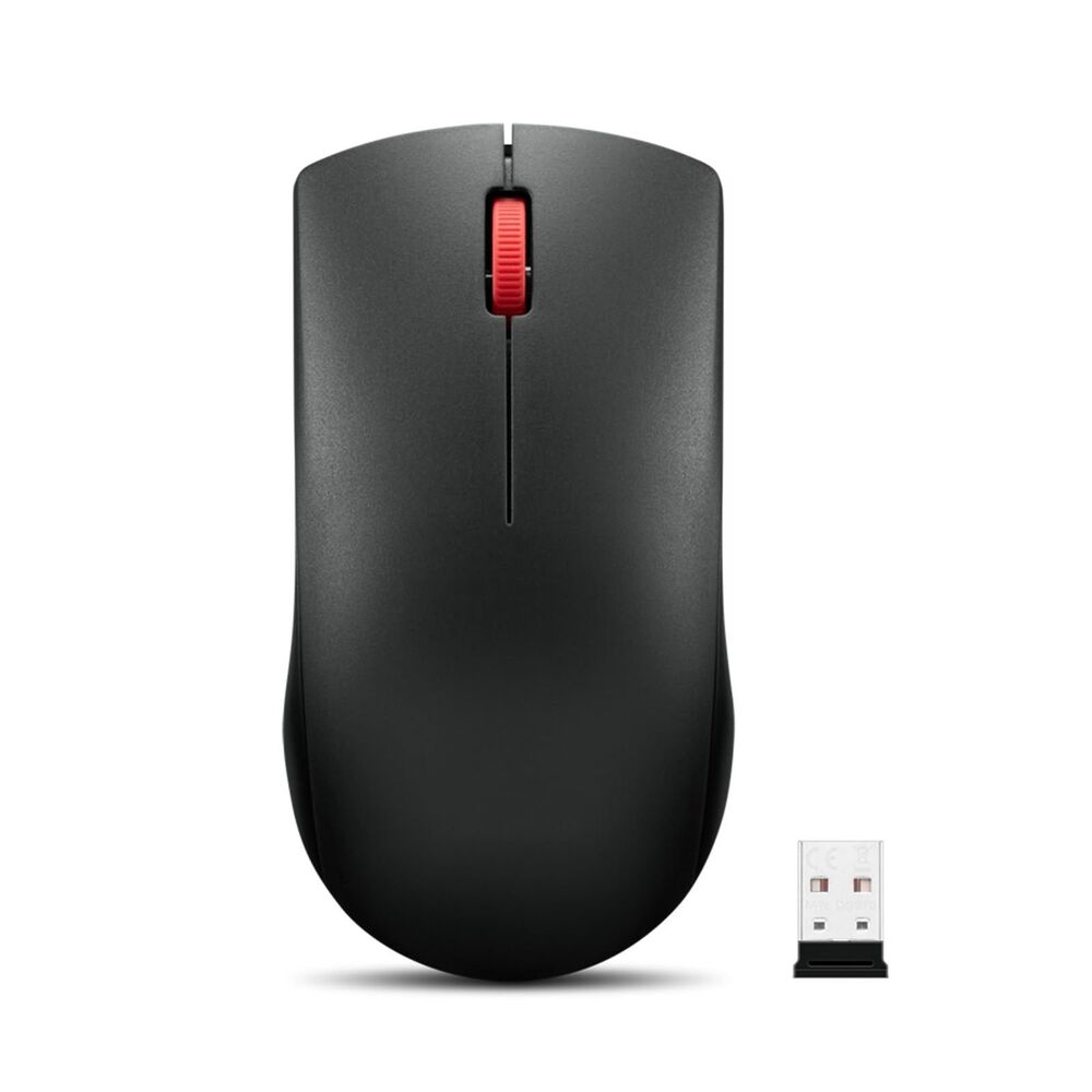 Lenovo WL150 Wireless Mouse 2.4G Nano USB-A Ergonomic 1000 DPI Cordless Black